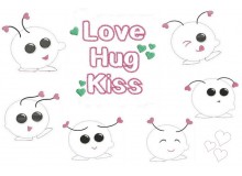 Stickserie - Freddie die Kugel